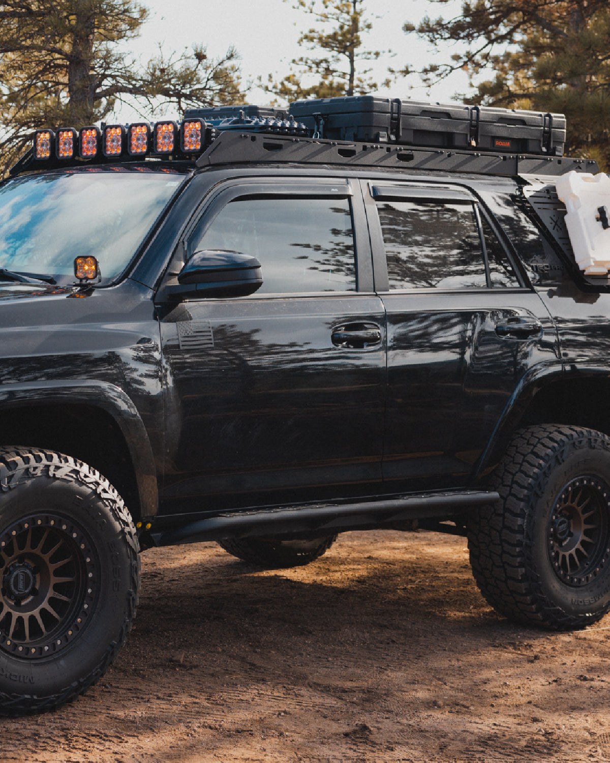 Sherpa Equipment Co. Peak Series Crestone Roof Rack with Standard Fairing for 5th-Gen 4Runner (2010–2024)