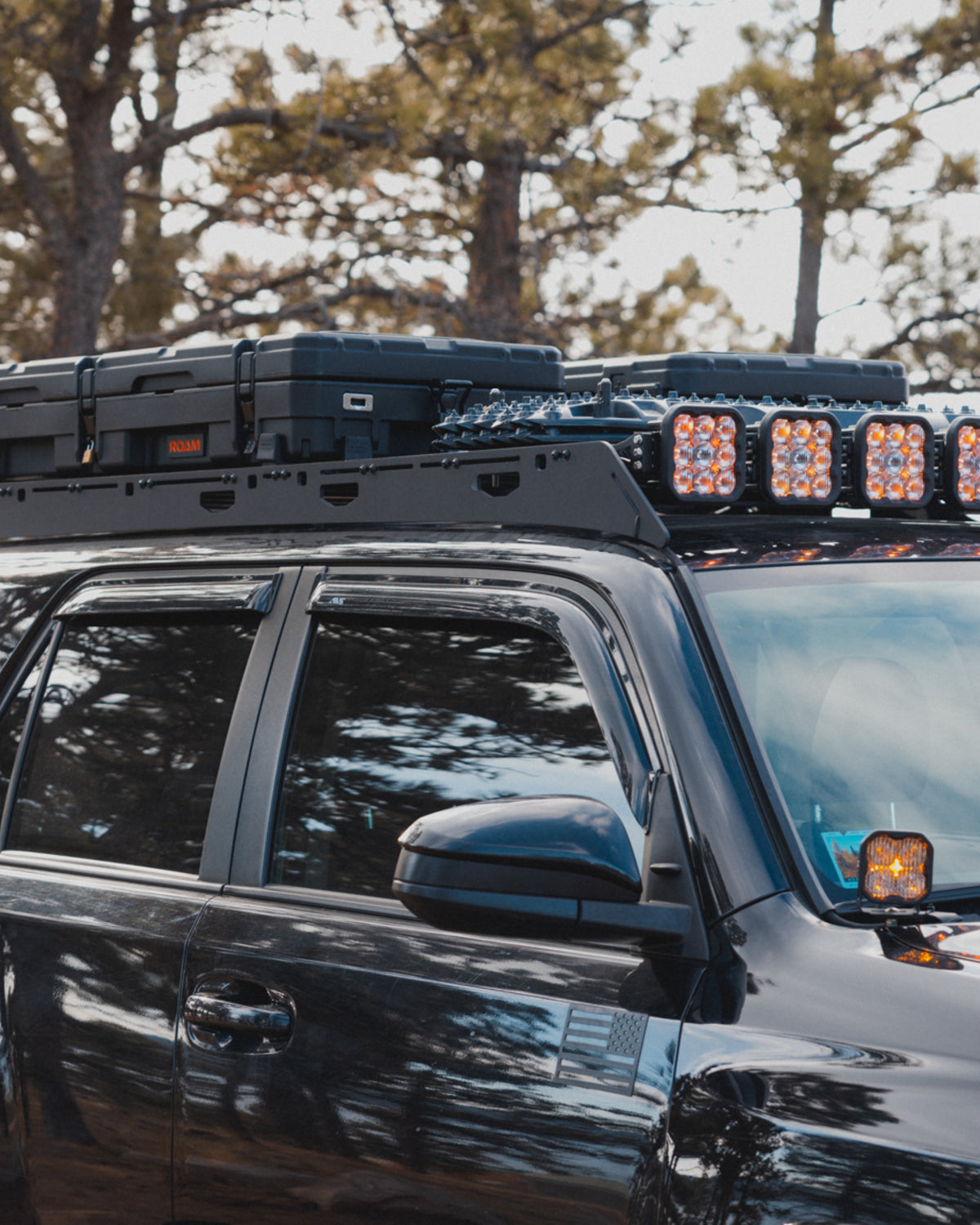 Sherpa Equipment Co. Peak Series Crestone Roof Rack with Standard Fairing for 5th-Gen 4Runner (2010–2024)