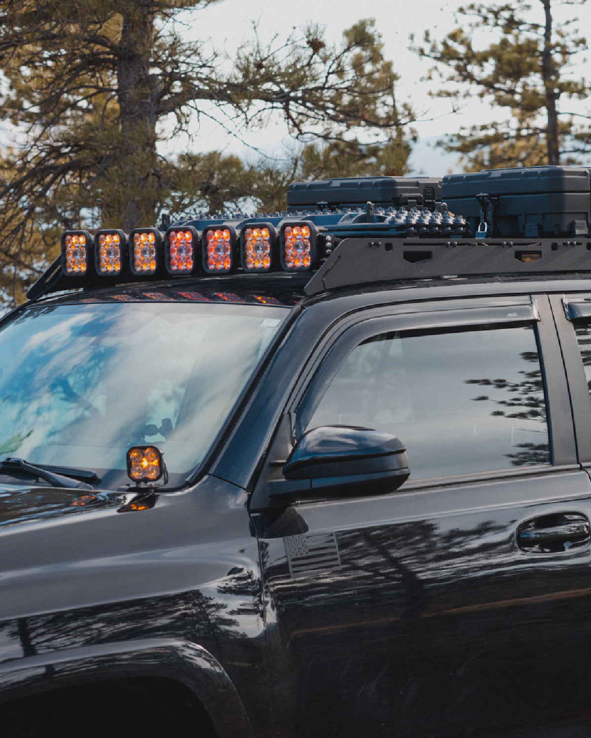 Sherpa Equipment Co. Peak Series Crestone Roof Rack with Standard Fairing for 5th-Gen 4Runner (2010–2024)