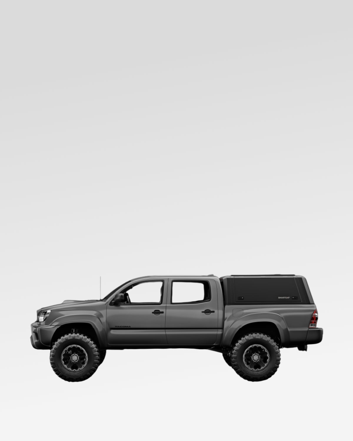 SmartCap Evo Adventure Truck Cap in Matte Black for 2nd-Gen Tacoma with 5 ft Bed (2005–2015)