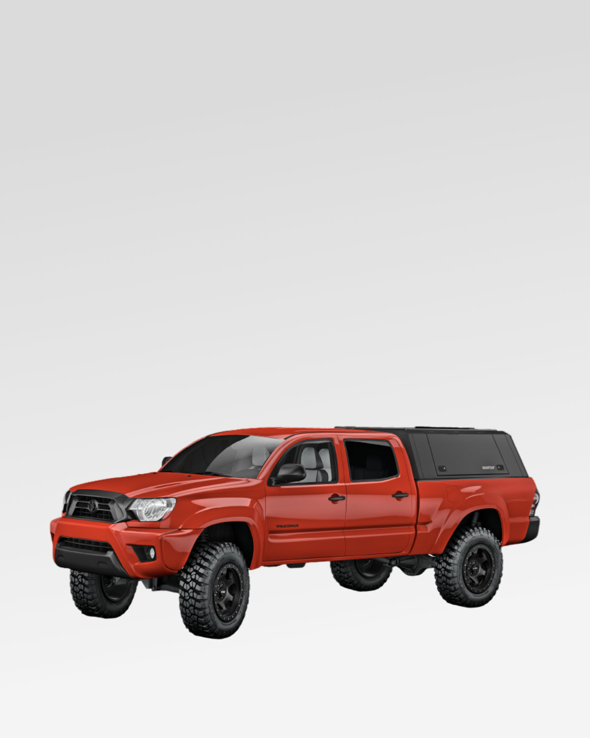 SmartCap Evo Adventure Truck Cap in Matte Black for 2nd-Gen Tacoma with 6 ft Bed (2005–2015)