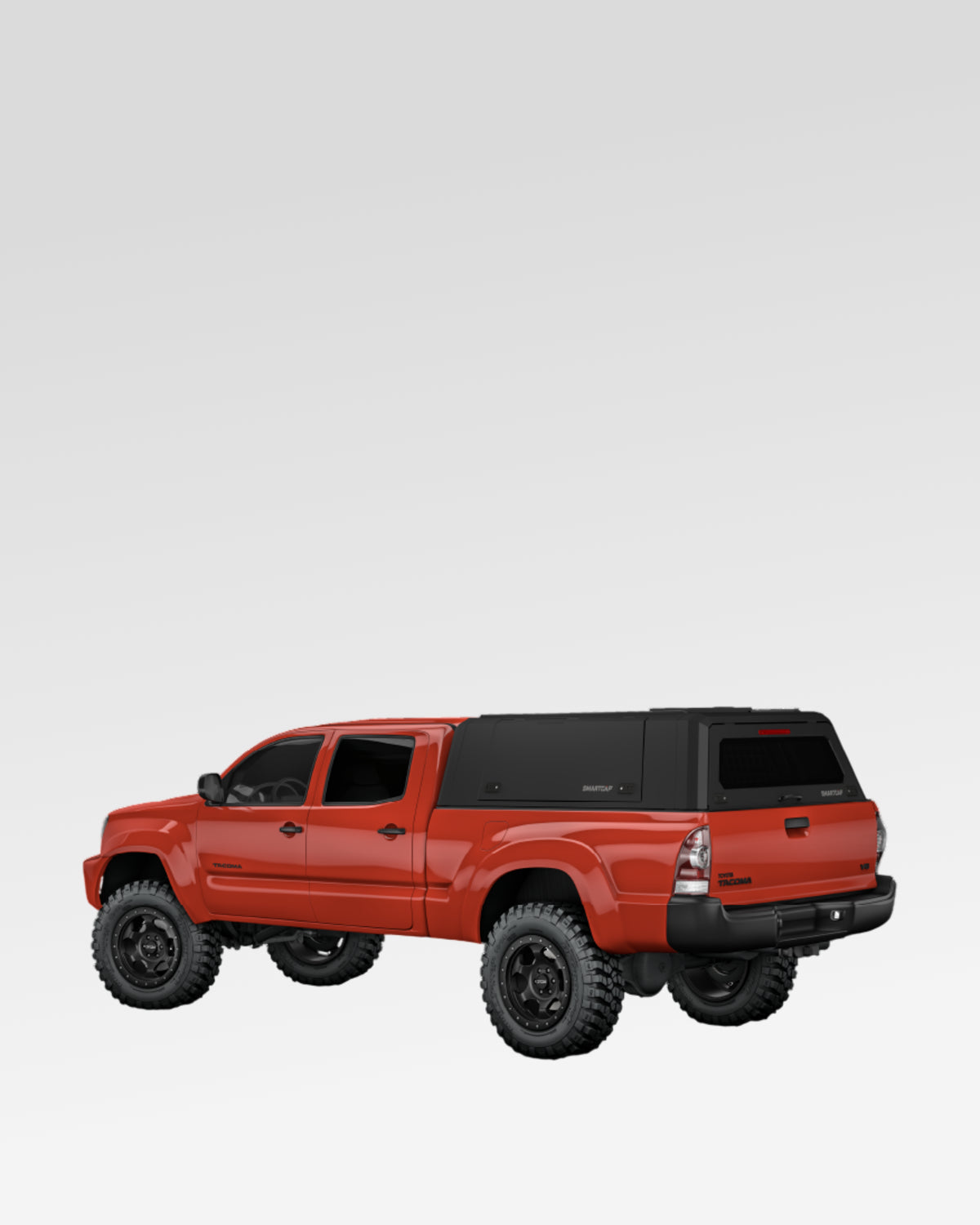 SmartCap Evo Adventure Truck Cap in Matte Black for 2nd-Gen Tacoma with 6 ft Bed (2005–2015)