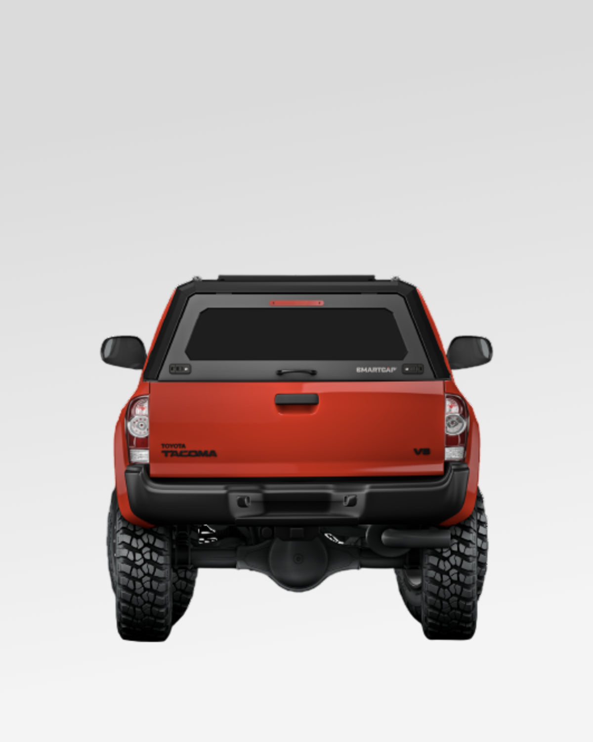 SmartCap Evo Adventure Truck Cap in Matte Black for 2nd-Gen Tacoma with 6 ft Bed (2005–2015)