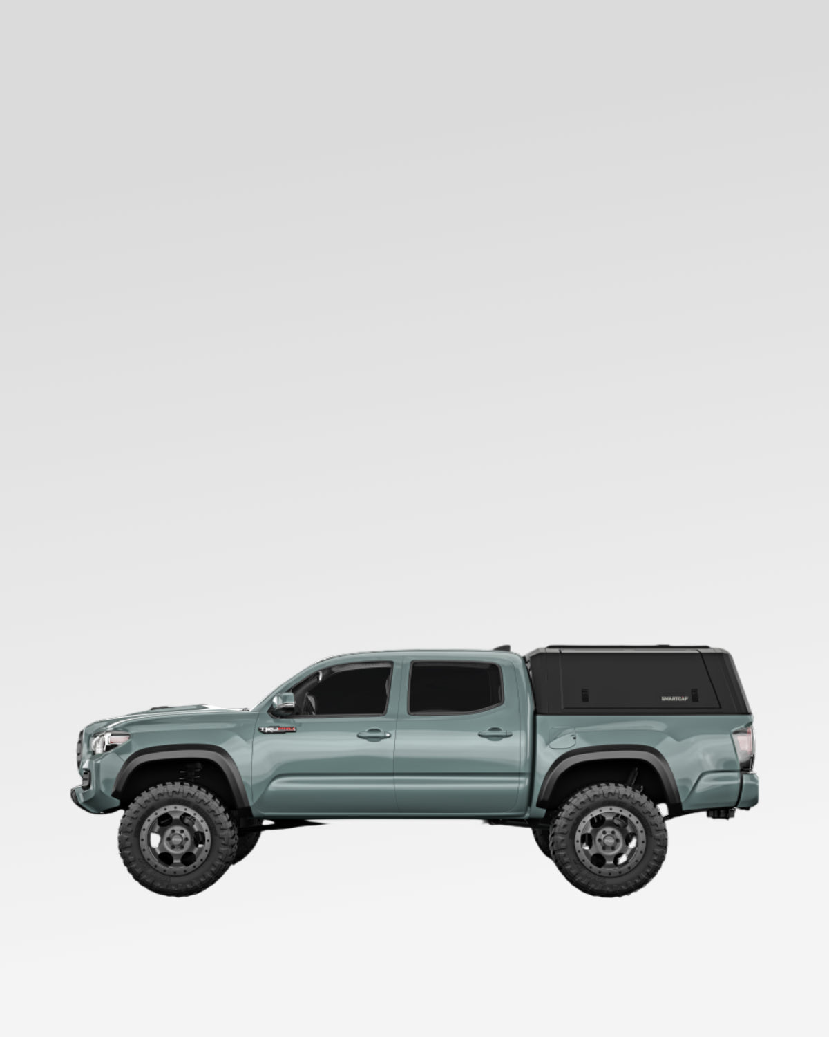 SmartCap Evo Adventure Truck Cap in Matte Black for 3rd-Gen Tacoma with 5 ft Bed (2016–2023)