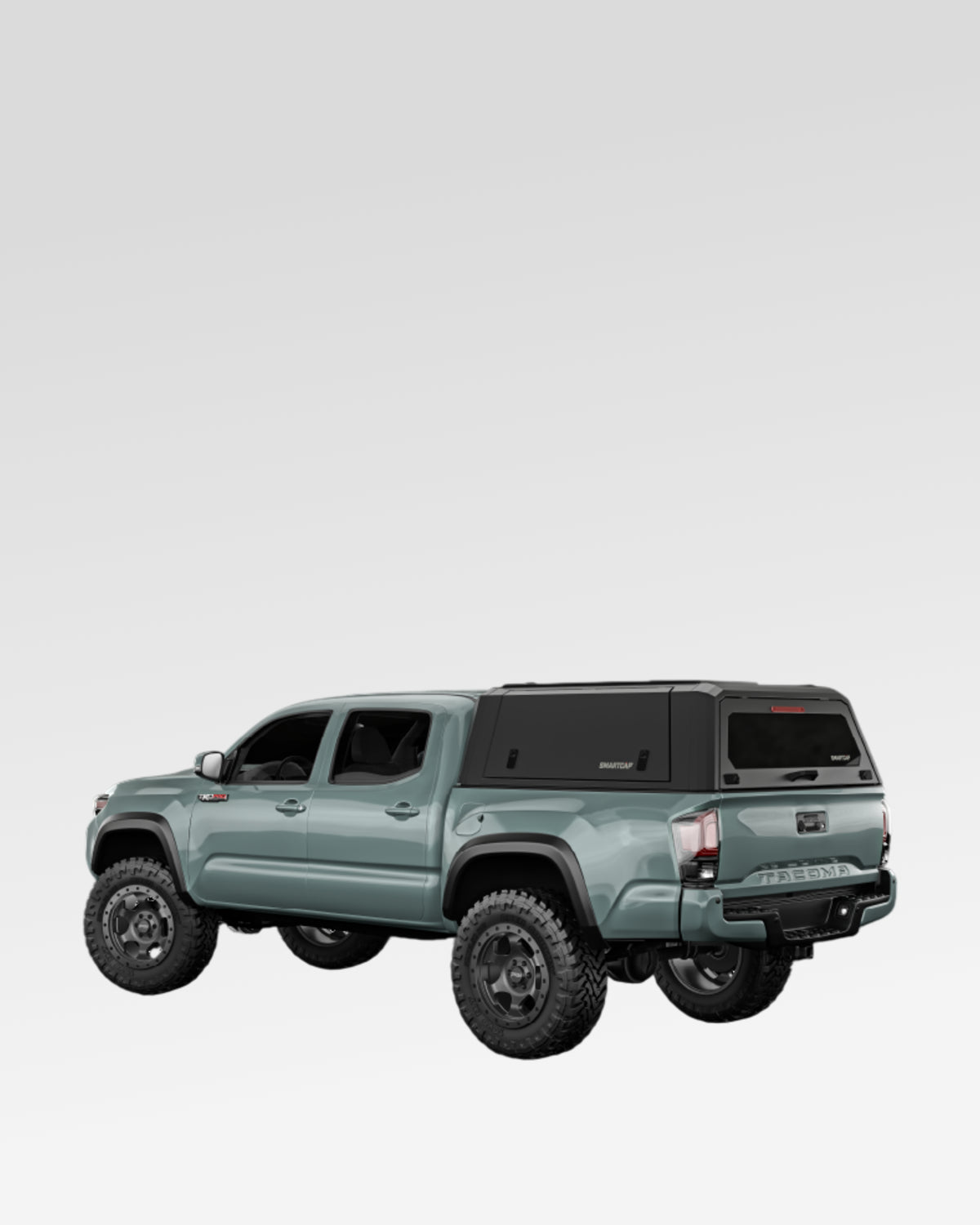 SmartCap Evo Adventure Truck Cap in Matte Black for 3rd-Gen Tacoma with 5 ft Bed (2016–2023)