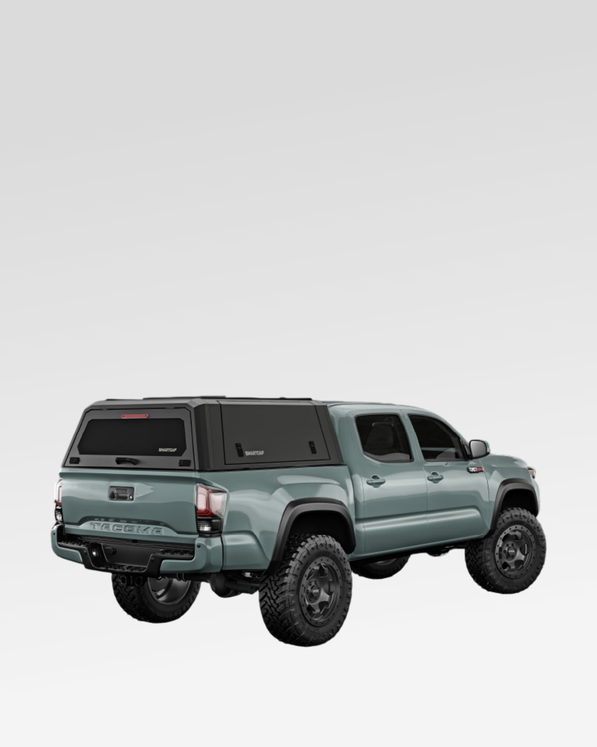 SmartCap Evo Adventure Truck Cap in Matte Black for 3rd-Gen Tacoma with 5 ft Bed (2016–2023)