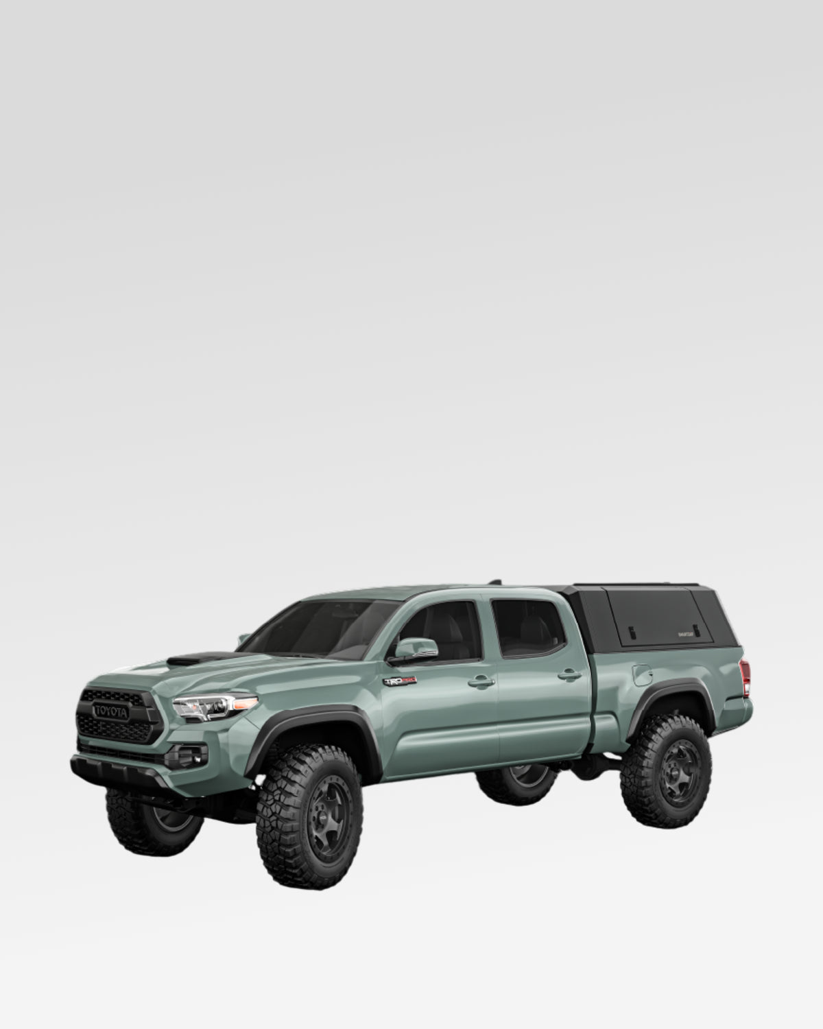SmartCap Evo Adventure Truck Cap in Matte Black for 3rd-Gen Tacoma with 6 ft Bed (2016–2023)