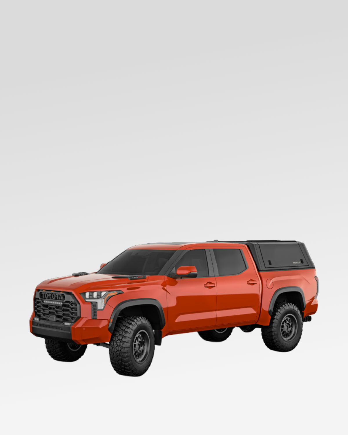 SmartCap Evo Adventure Truck Cap in Matte Black for 3rd-Gen Tundra with 5.5 ft Bed (2022–Present)