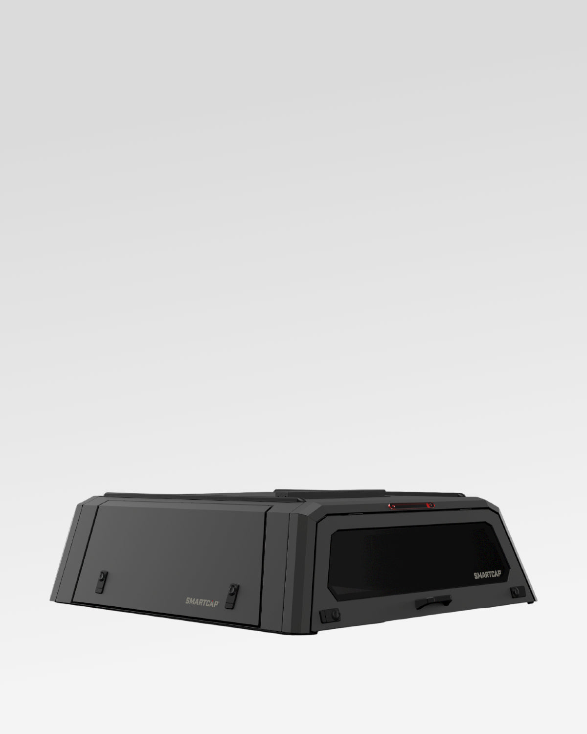 SmartCap Evo Adventure Truck Cap in Matte Black for 4th-Gen Tacoma with 5 ft Bed (2024–Present)