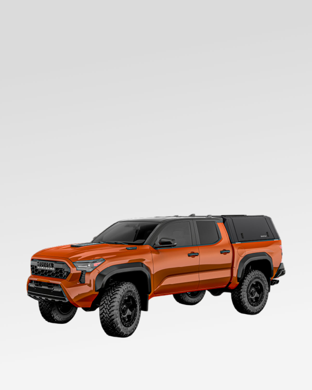 SmartCap Evo Adventure Truck Cap in Matte Black for 4th-Gen Tacoma with 5 ft Bed (2024–Present)