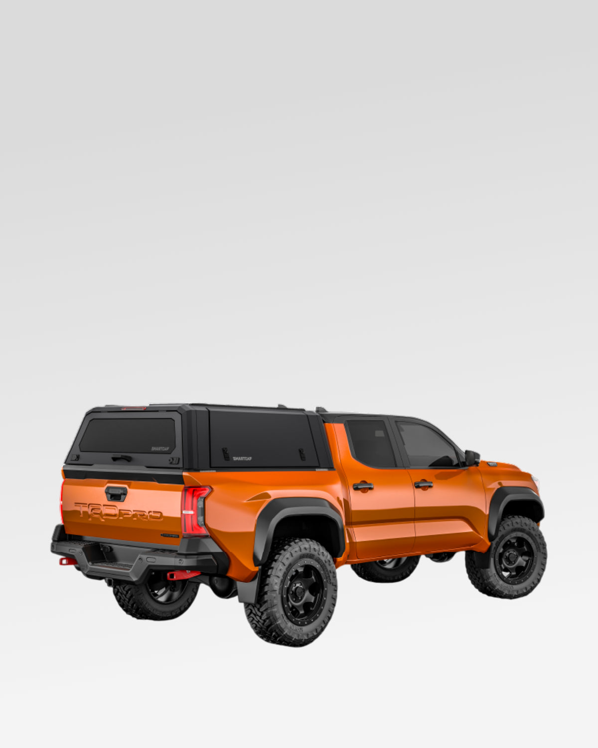 SmartCap Evo Adventure Truck Cap in Matte Black for 4th-Gen Tacoma with 5 ft Bed (2024–Present)