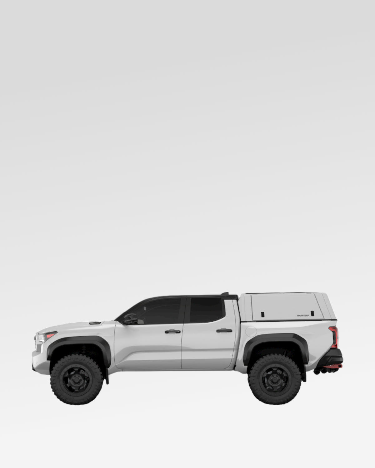 SmartCap Evo Commercial Truck Cap in White for 4th-Gen Tacoma with 5 ft Bed (2024–Present)
