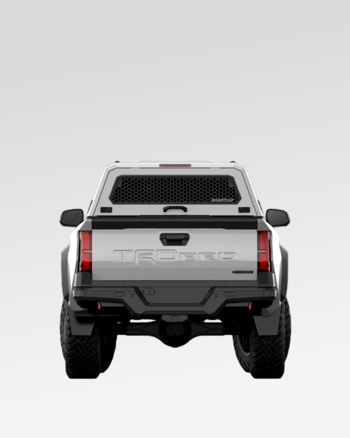 SmartCap Evo Commercial Truck Cap in White for 4th-Gen Tacoma with 5 ft Bed (2024–Present)