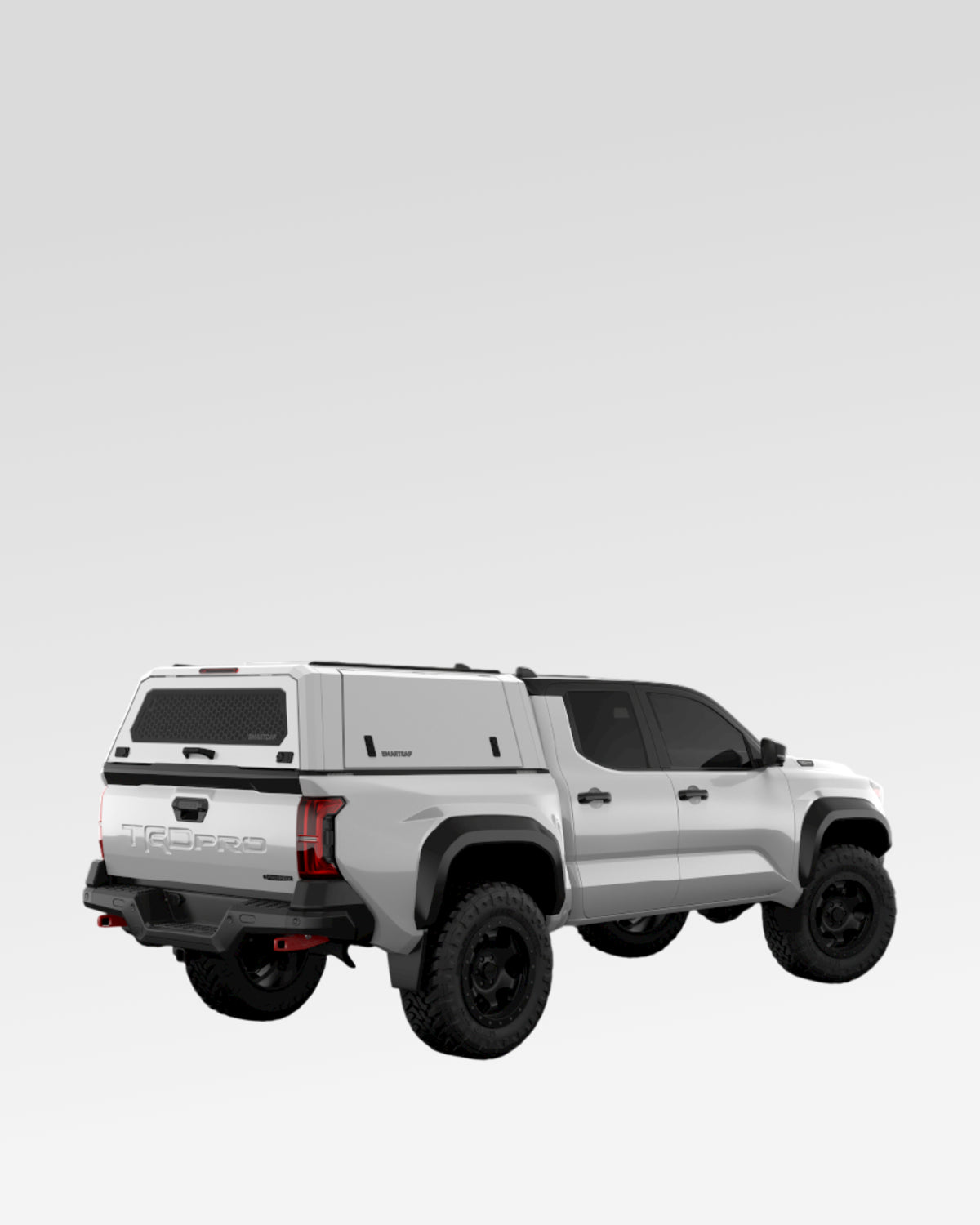 SmartCap Evo Commercial Truck Cap in White for 4th-Gen Tacoma with 5 ft Bed (2024–Present)