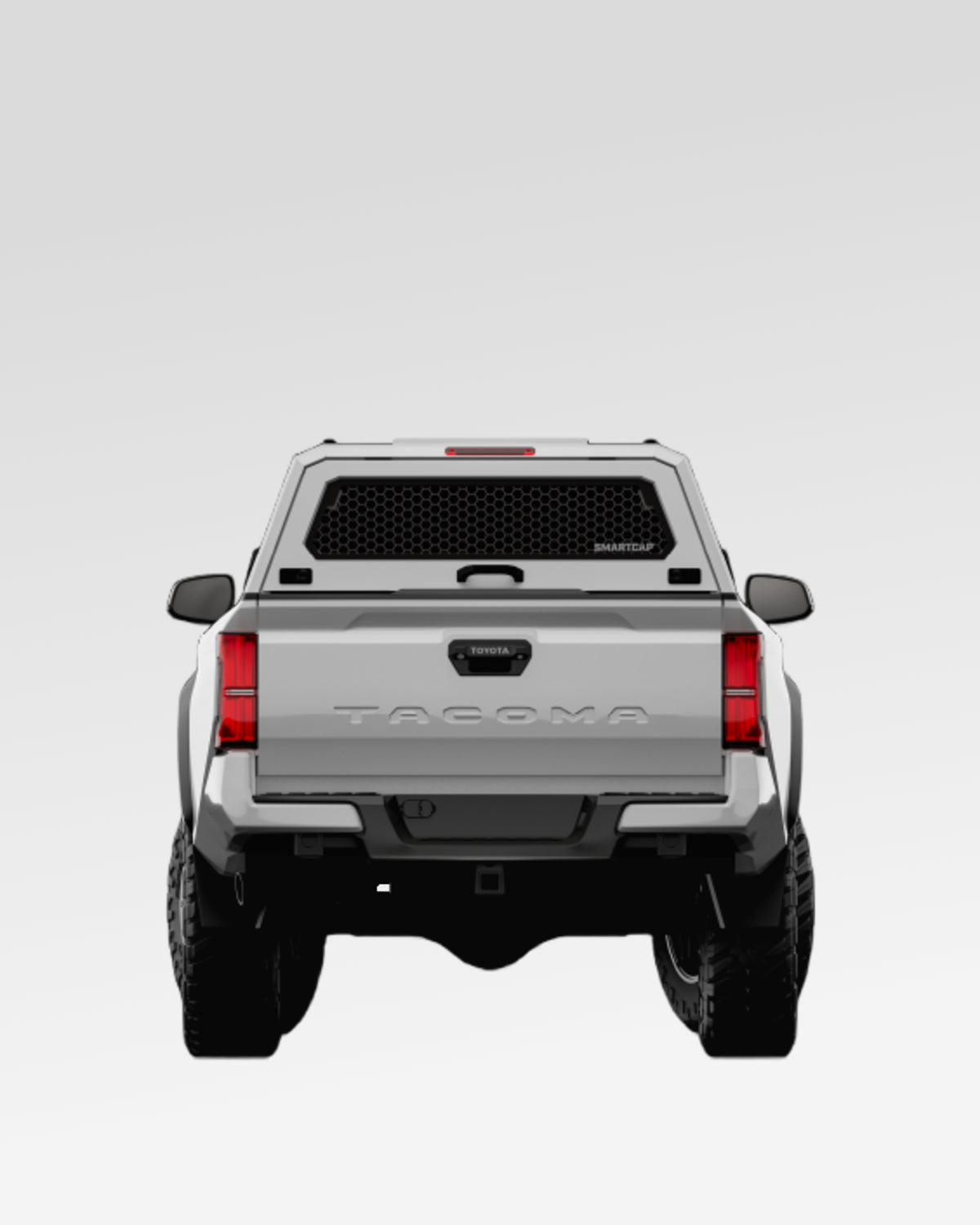SmartCap Evo Commercial Truck Cap in White for 4th-Gen Tacoma with 6 ft Bed (2024–Present)