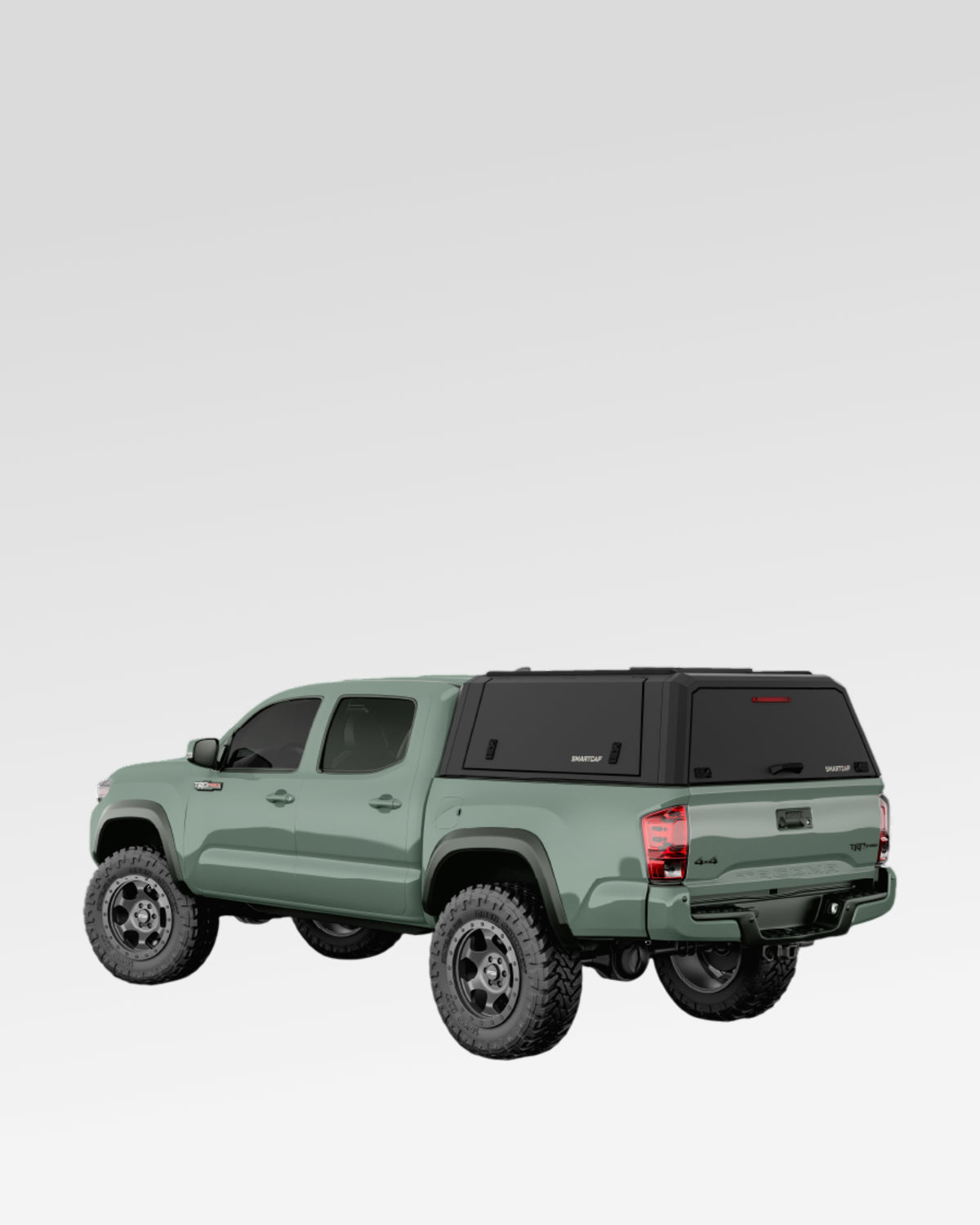 SmartCap Evo Defender Truck Cap in Matte Black for 3rd-Gen Tacoma with 5 ft Bed (2016–2023)