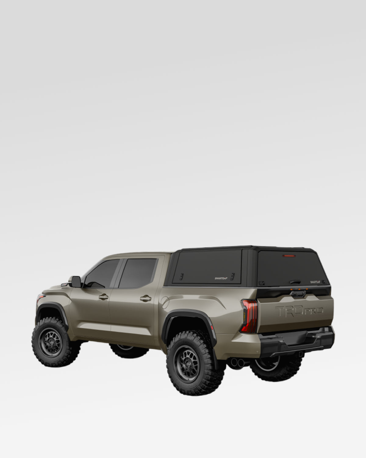 SmartCap Evo Defender Truck Cap in Matte Black for 3rd-Gen Tundra with 5.5 ft Bed (2022–Present)