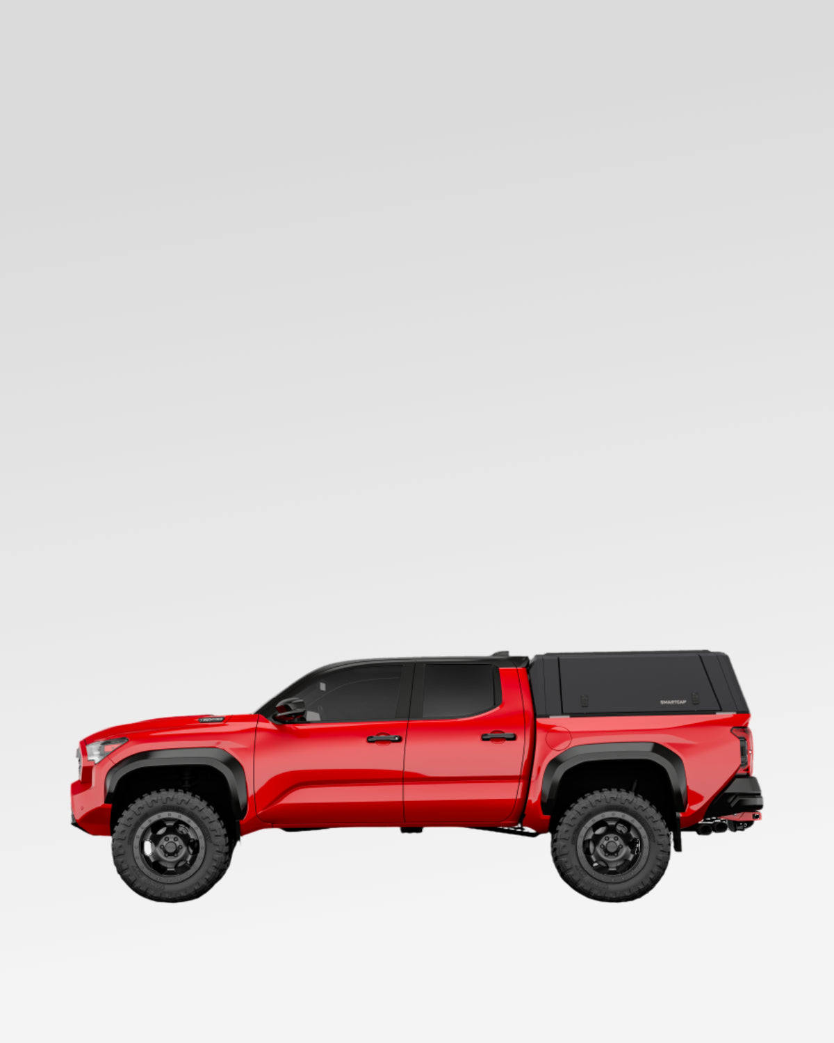 SmartCap Evo Defender Truck Cap in Matte Black for 4th-Gen Tacoma with 5 ft Bed (2024–Present)