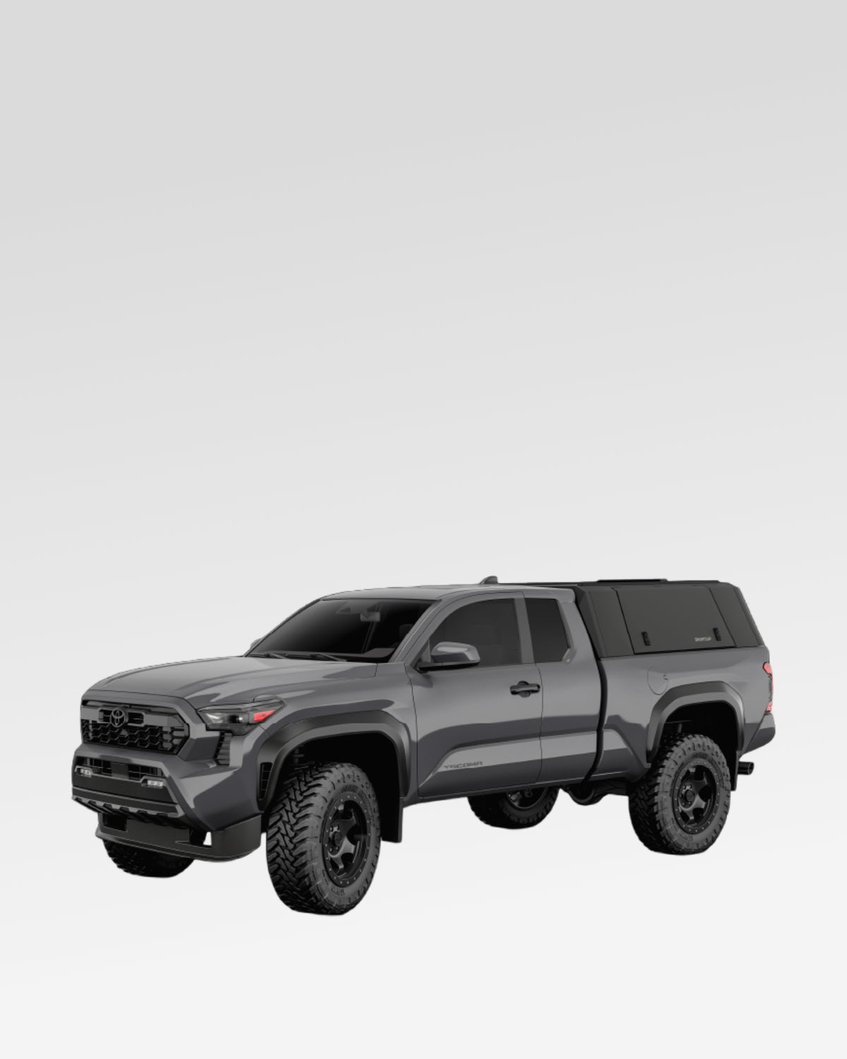 SmartCap Evo Defender Truck Cap in Matte Black for 4th-Gen Tacoma with 6 ft Bed (2024–Present)