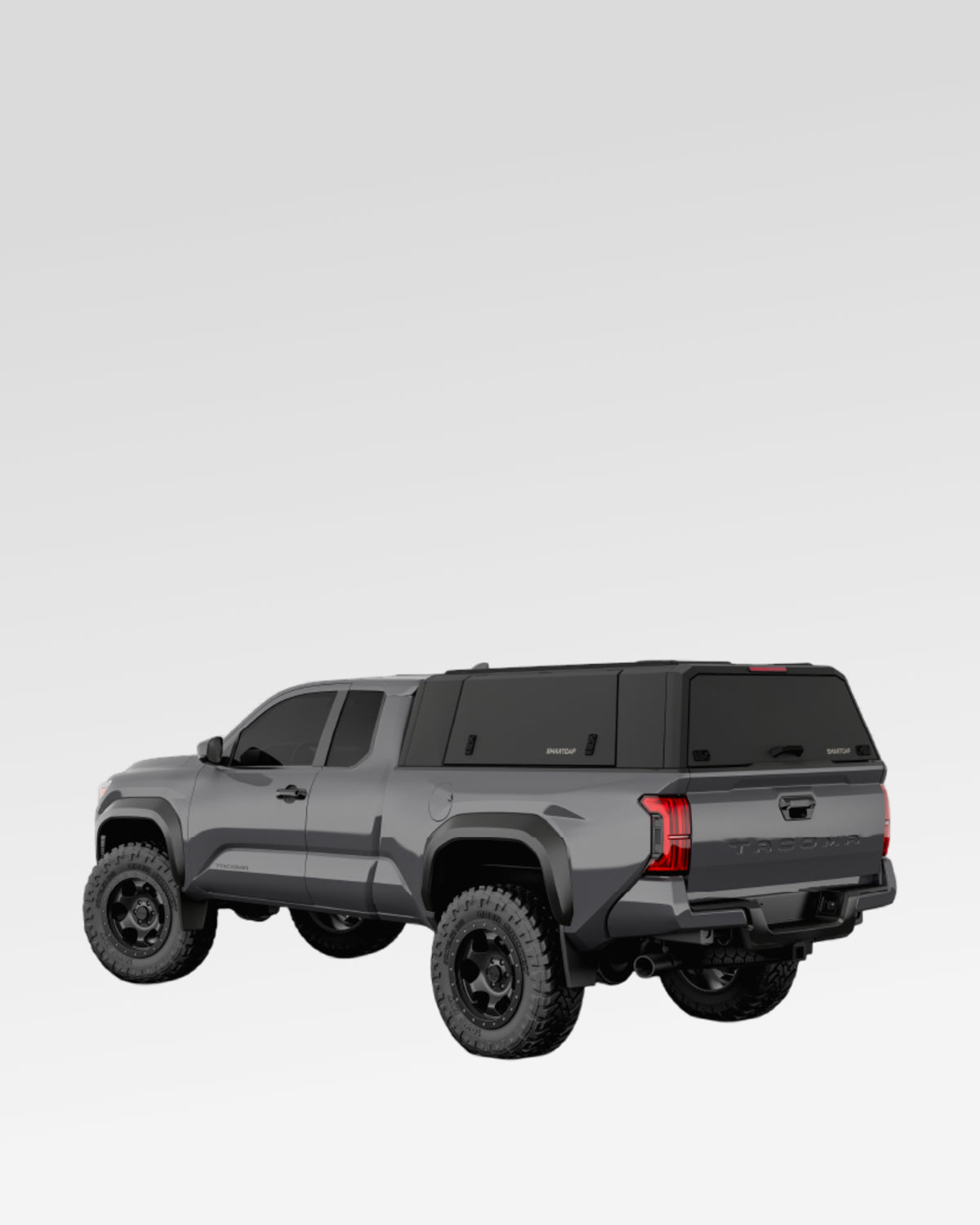 SmartCap Evo Defender Truck Cap in Matte Black for 4th-Gen Tacoma with 6 ft Bed (2024–Present)