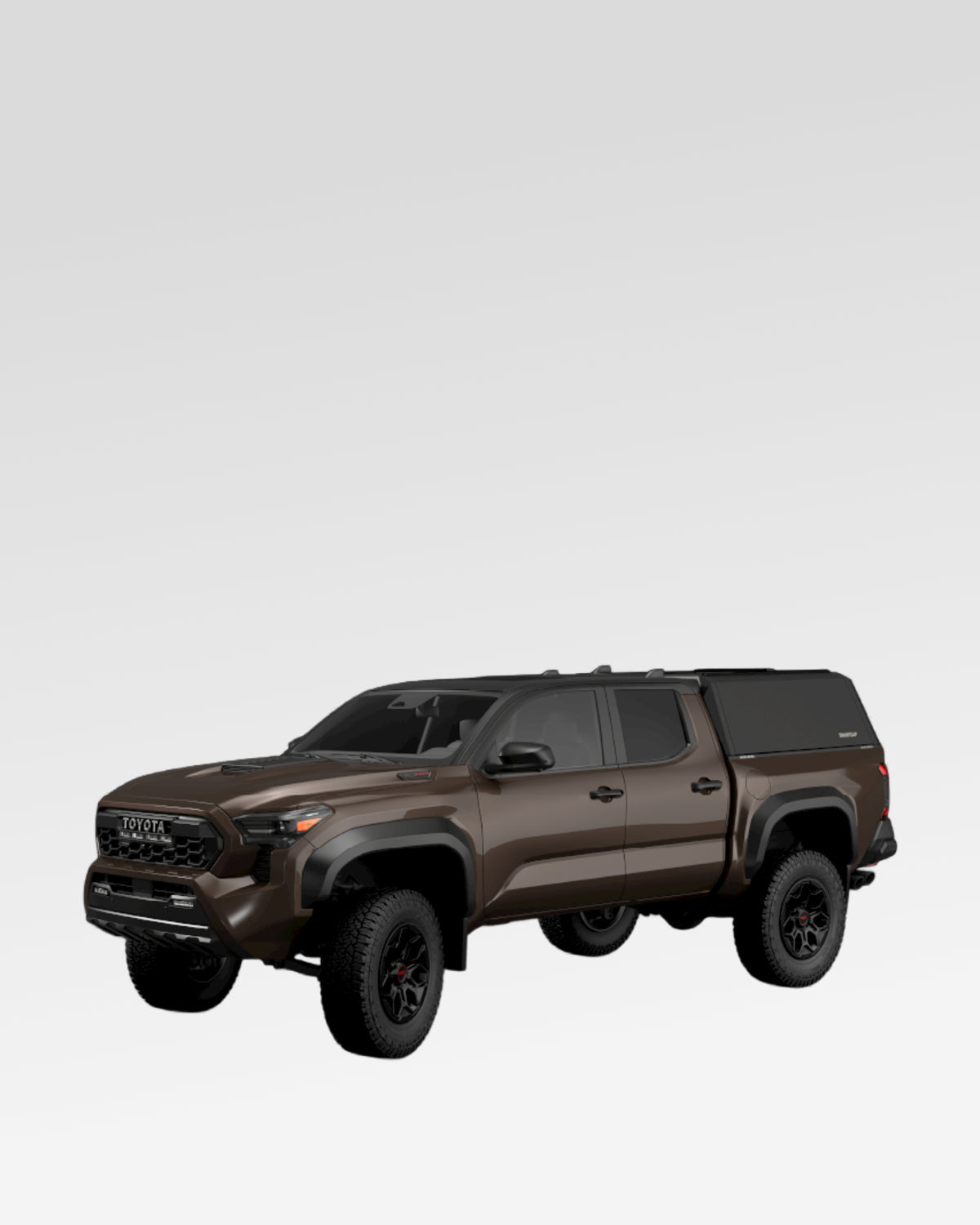 SmartCap Evo Hatchback Truck Cap in Matte Black for 4th-Gen Tacoma with 5 ft Bed (2024–Present)