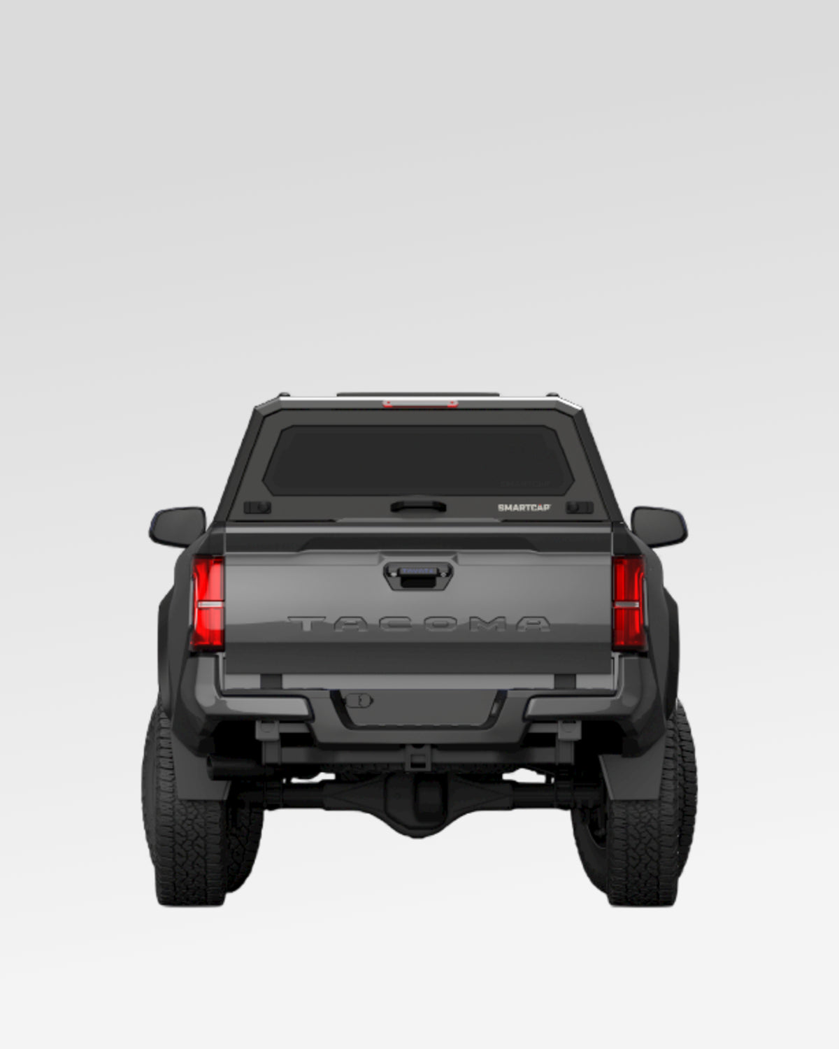 SmartCap Evo Hatchback Truck Cap in Matte Black for 4th-Gen Tacoma with 6 ft Bed (2024–Present)