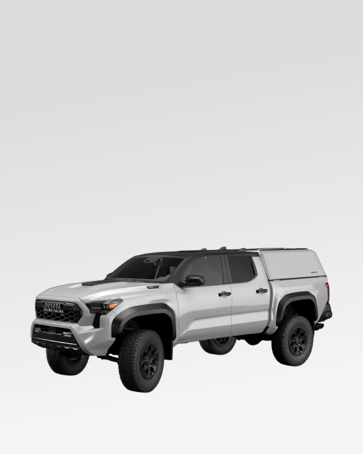 SmartCap Evo Hatchback Truck Cap in White for 4th-Gen Tacoma with 5 ft Bed (2024–Present)