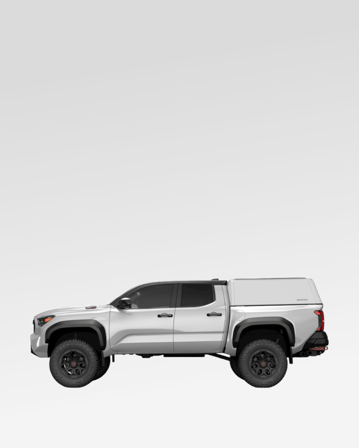 SmartCap Evo Hatchback Truck Cap in White for 4th-Gen Tacoma with 5 ft Bed (2024–Present)