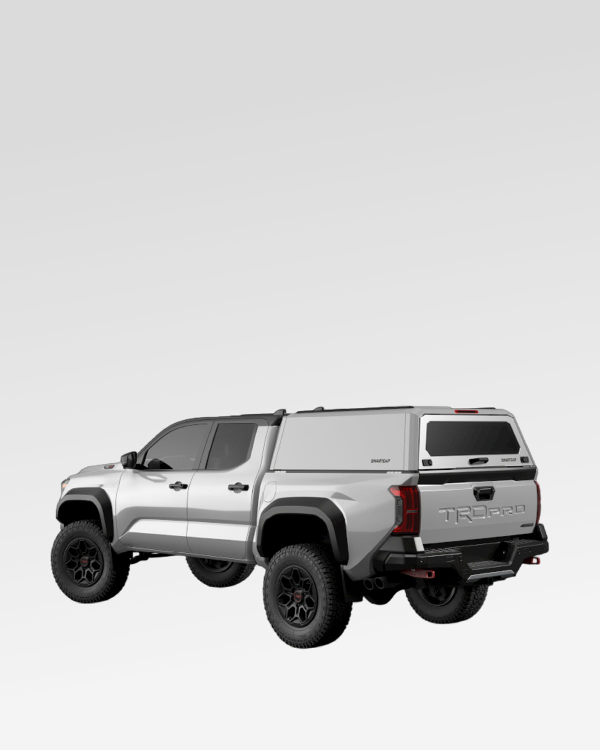 SmartCap Evo Hatchback Truck Cap in White for 4th-Gen Tacoma with 5 ft Bed (2024–Present)