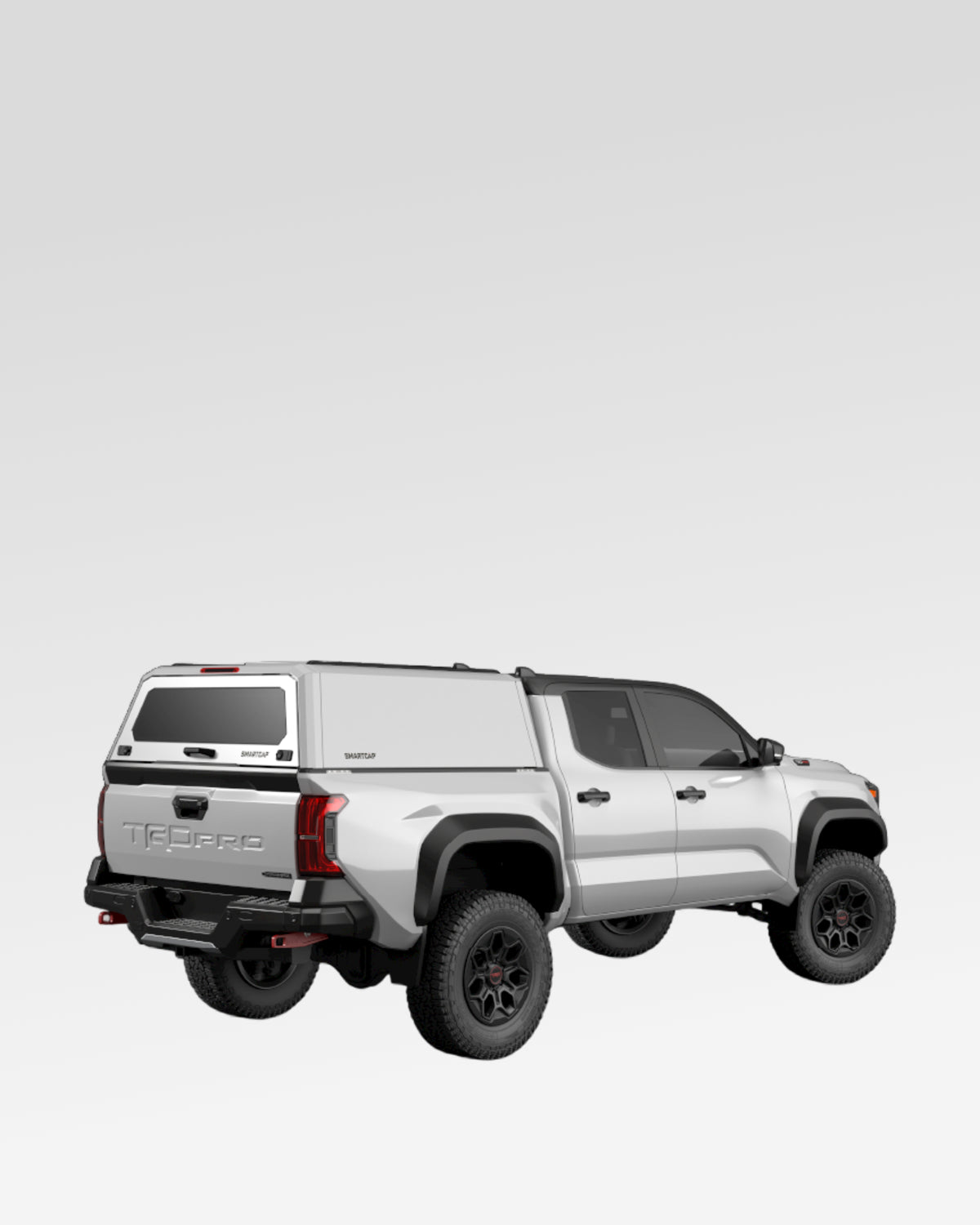 SmartCap Evo Hatchback Truck Cap in White for 4th-Gen Tacoma with 5 ft Bed (2024–Present)