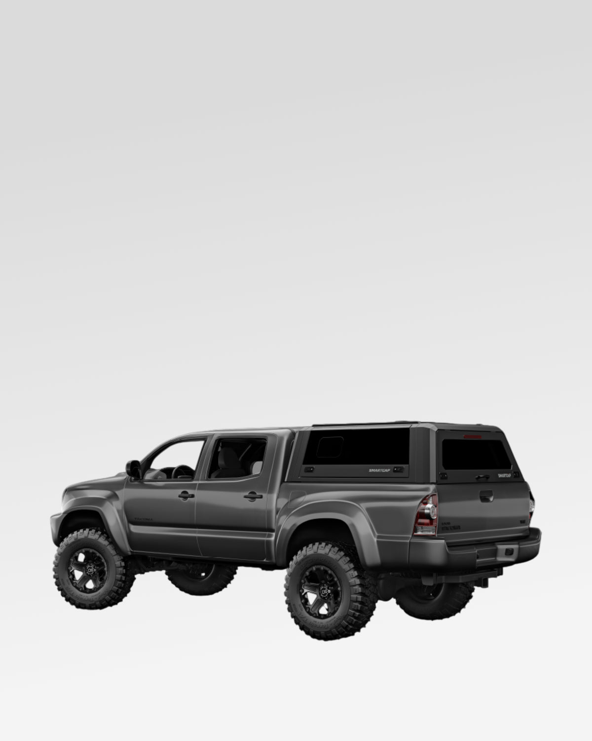 SmartCap Evo Sport Truck Cap in Matte Black for 2nd-Gen Tacoma with 5 ft Bed (2005–2015)