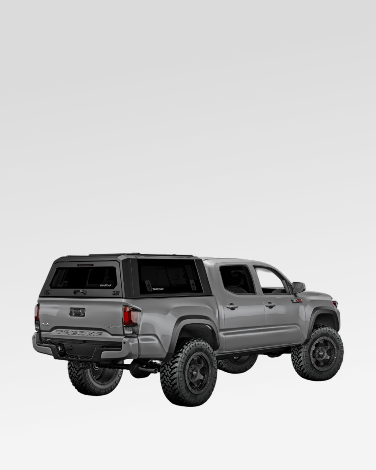 SmartCap Evo Sport Truck Cap in Matte Black for 3rd-Gen Tacoma with 5 ft Bed (2016–2023)