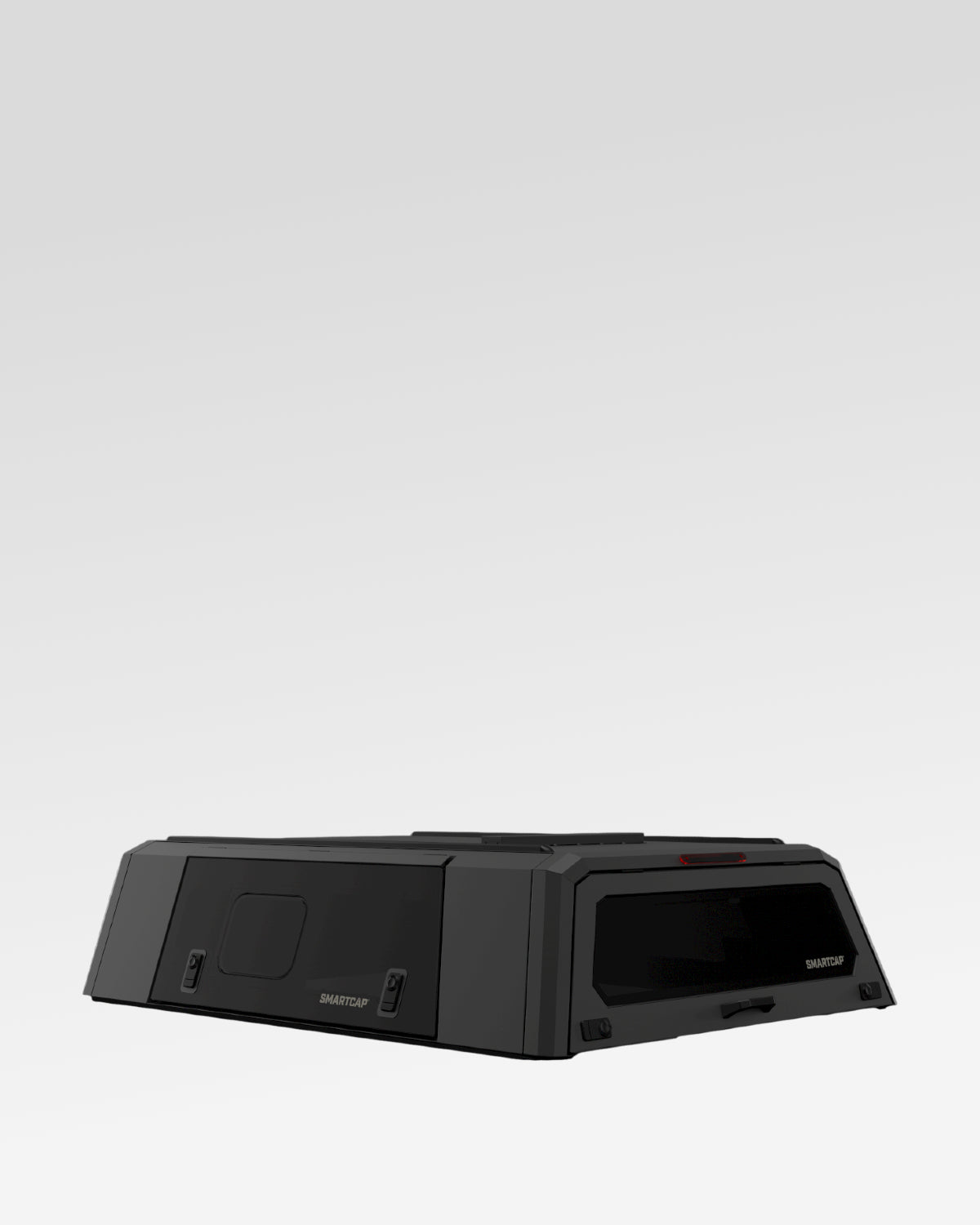SmartCap Evo Sport Truck Cap in Matte Black for 3rd-Gen Tacoma with 6 ft Bed (2016–2023)