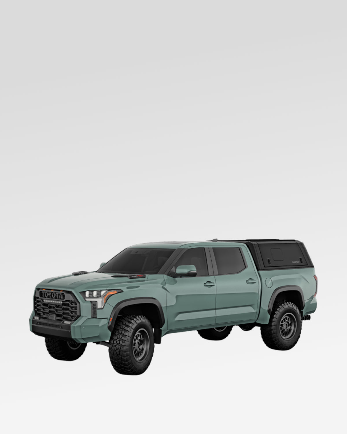 SmartCap Evo Sport Truck Cap in Matte Black for 3rd-Gen Tundra with 5.5 ft Bed (2022–Present)