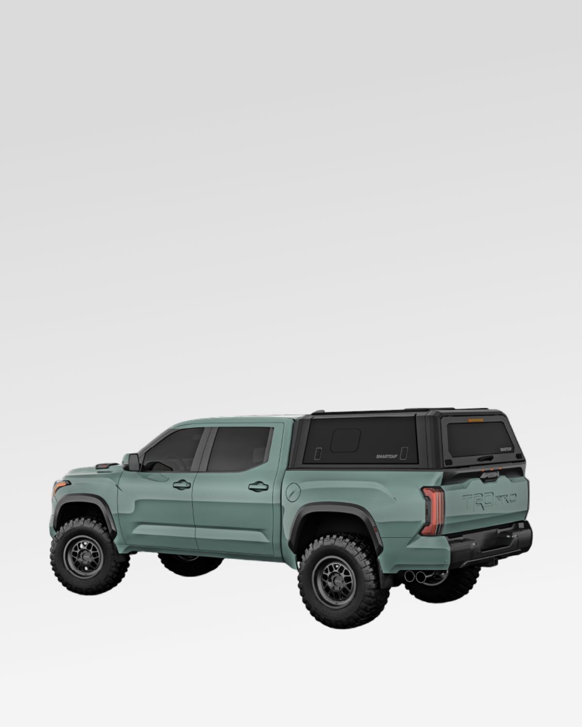 SmartCap Evo Sport Truck Cap in Matte Black for 3rd-Gen Tundra with 5.5 ft Bed (2022–Present)