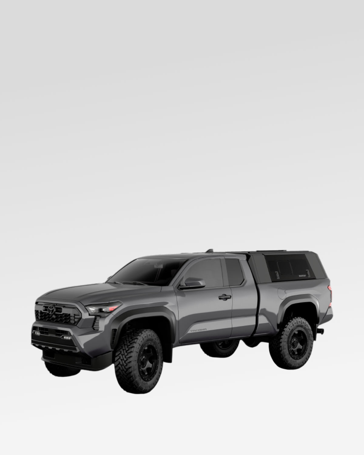 SmartCap Evo Sport Truck Cap in Matte Black for 4th-Gen Tacoma with 6 ft Bed (2024–Present)