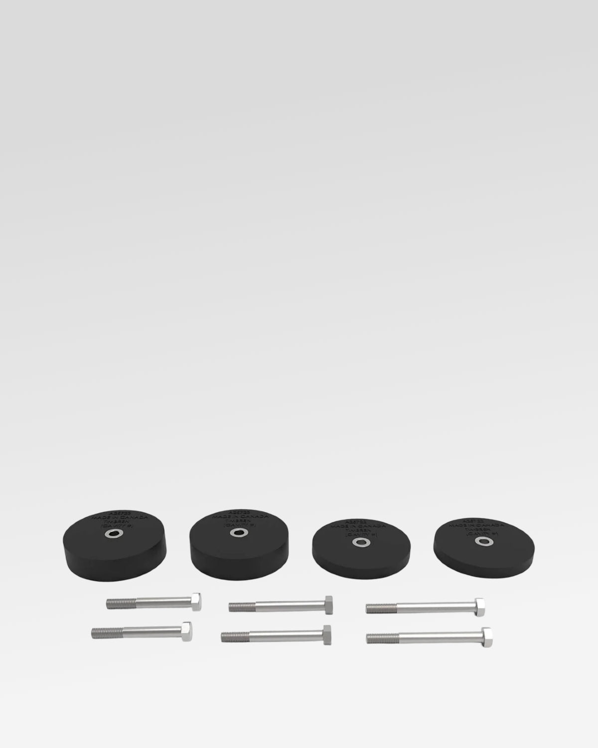 Timbren SES Severe Service Rear Bump Stop Spacers for 3rd-Gen Tacoma with OEM 4-Leaf Leaf Springs (2016–2023) - Set of 4