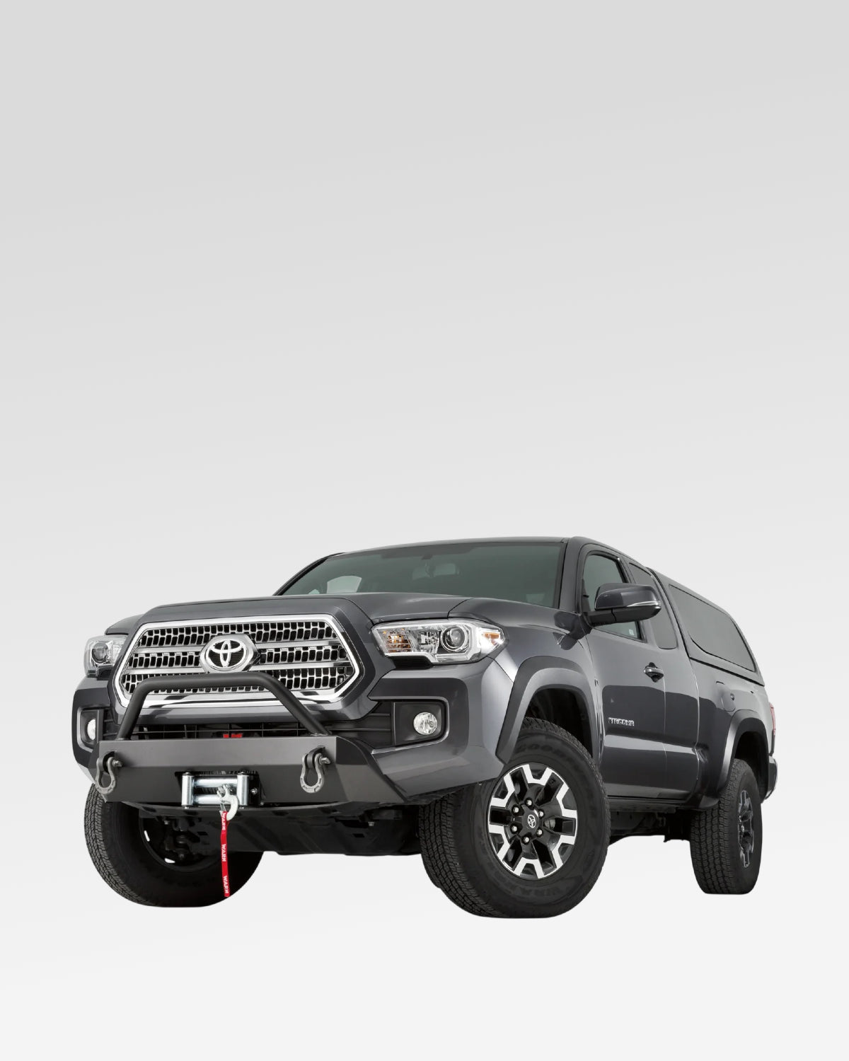 Warn Semi-Hidden Low-Profile Front Bumper for 3rd-Gen Tacoma (2016–2023)