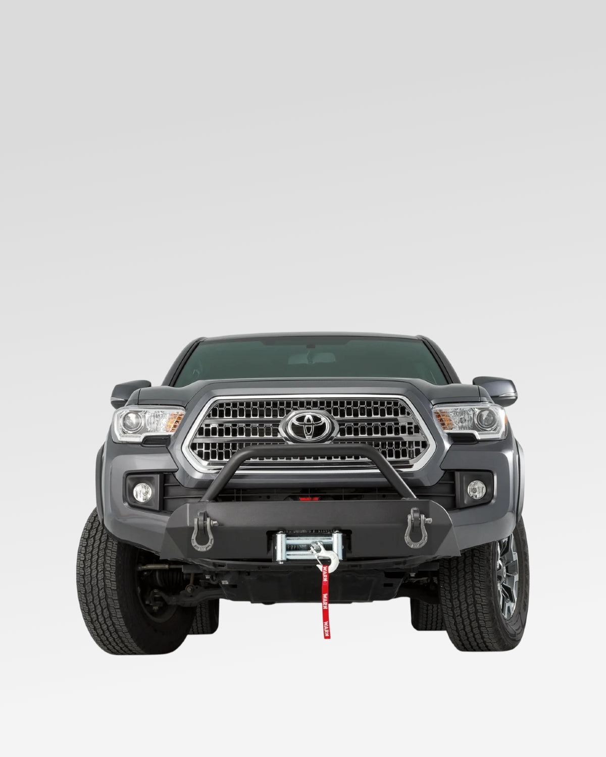Warn Semi-Hidden Low-Profile Front Bumper for 3rd-Gen Tacoma (2016–2023)