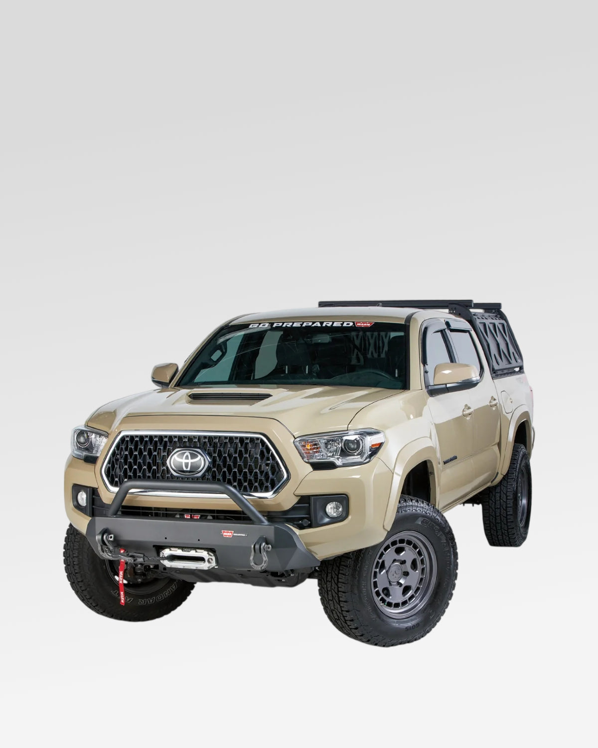 Warn Semi-Hidden Low-Profile Front Bumper for 3rd-Gen Tacoma (2016–2023)