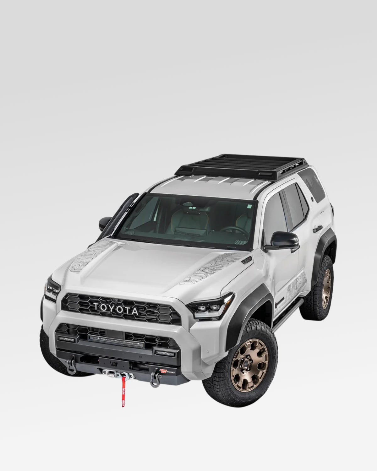 Warn Semi-Hidden Low-Profile Front Bumper for 6th-Gen 4Runner (2025–Present)